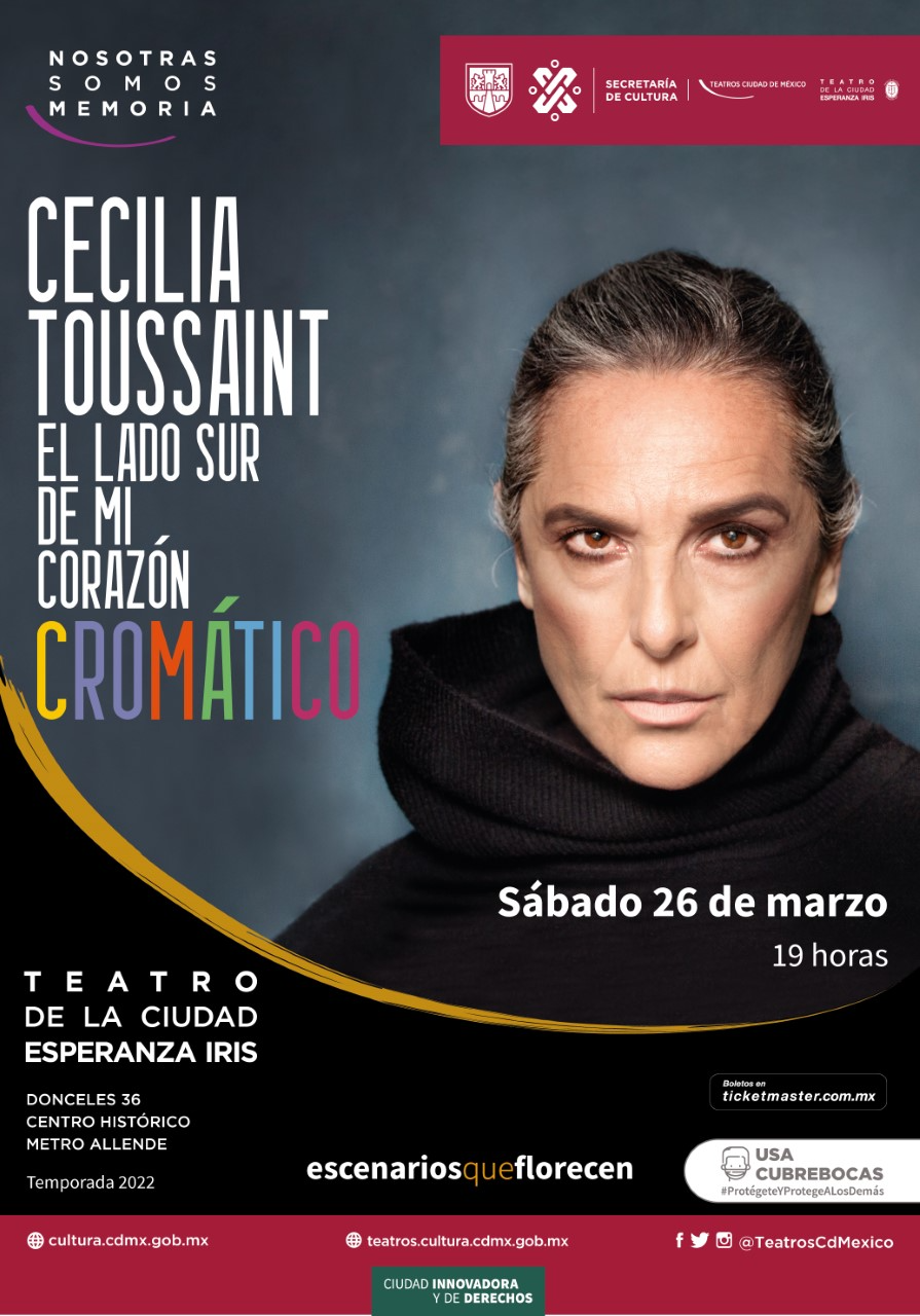 Cecilia Toussaint presenta El lado sur de mi corazón CROMÁTICO en el ...